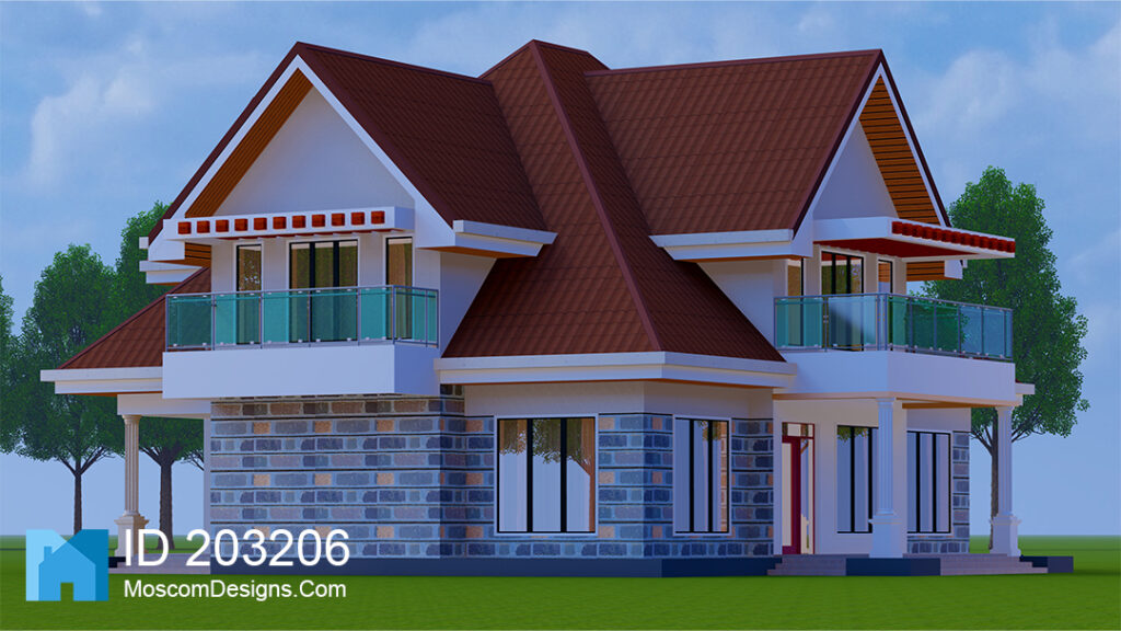 4 Bedroom Maisonette Plan Modern Home Design Style | 203206