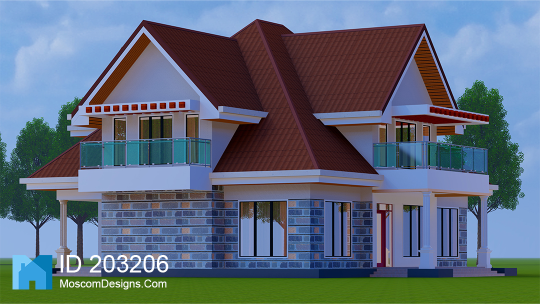 4 bedroom maisonette plan