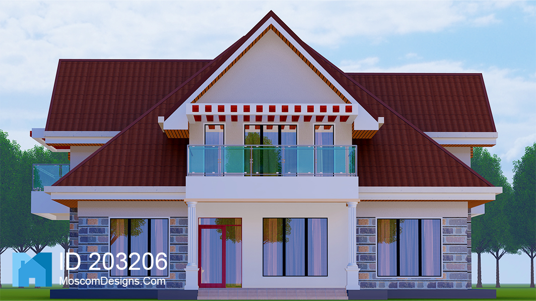 4 bedroom maisonette plan