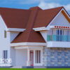 4 bedroom maisonette plan