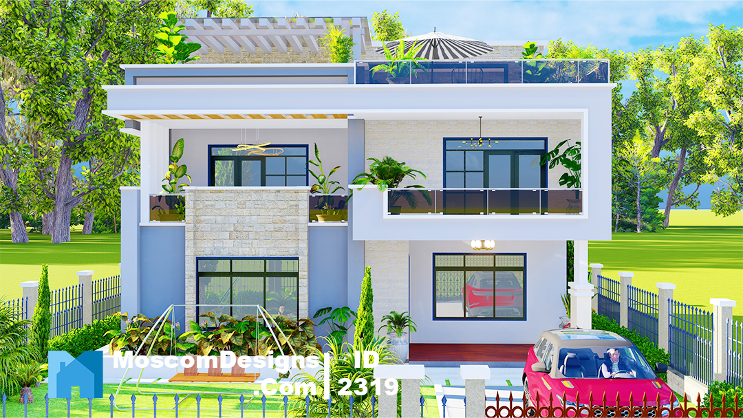 Elegant 5Bedroom Maisonette Plan