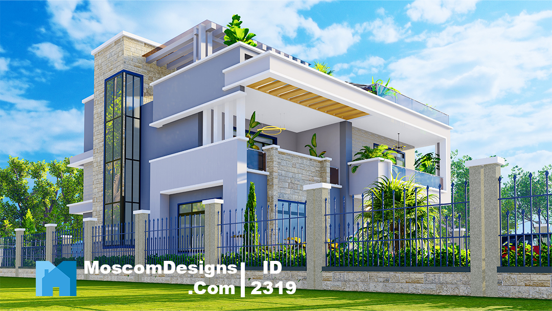 Elegant 5Bedroom Maisonette Plan