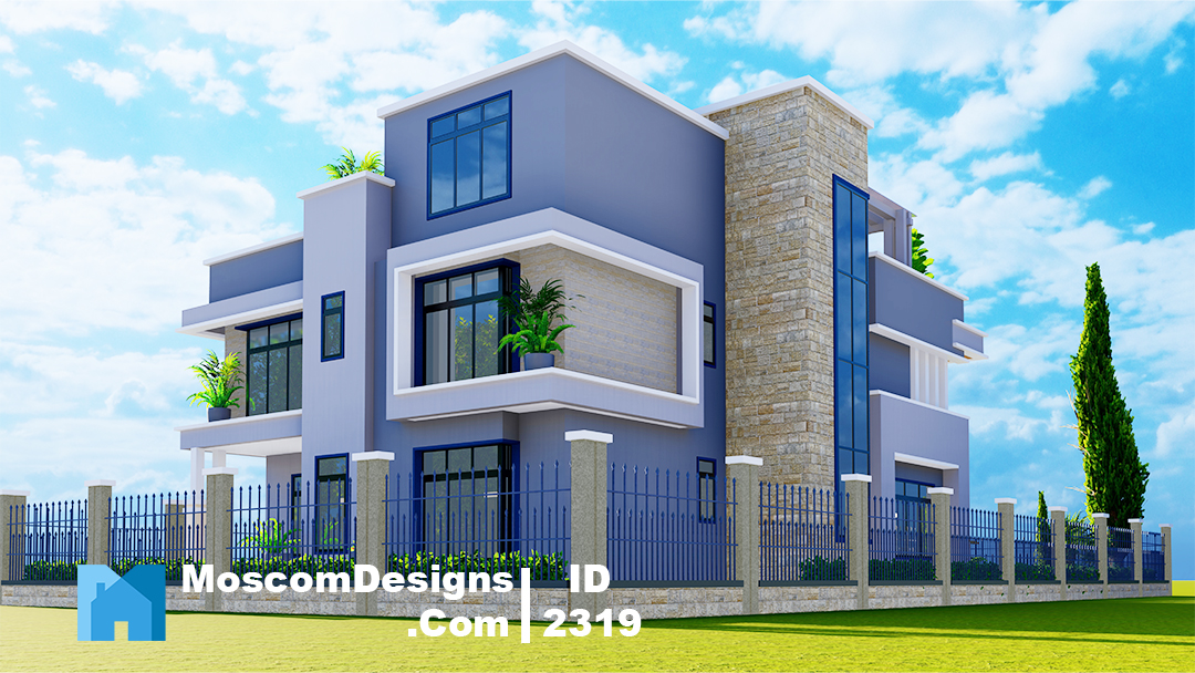 Elegant 5Bedroom Maisonette Plan