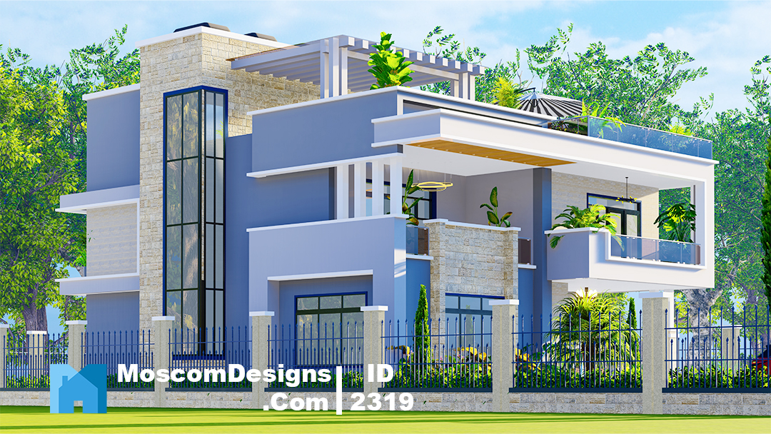 Elegant 5Bedroom Maisonette Plan