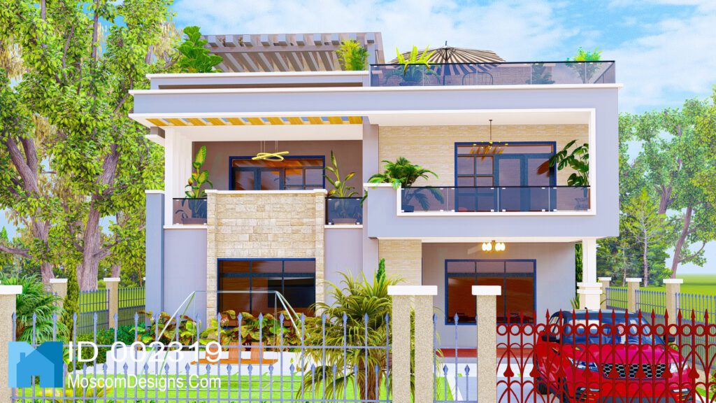 Elegant 5Bedroom Maisonette Plan – Modern Design | ID 2319