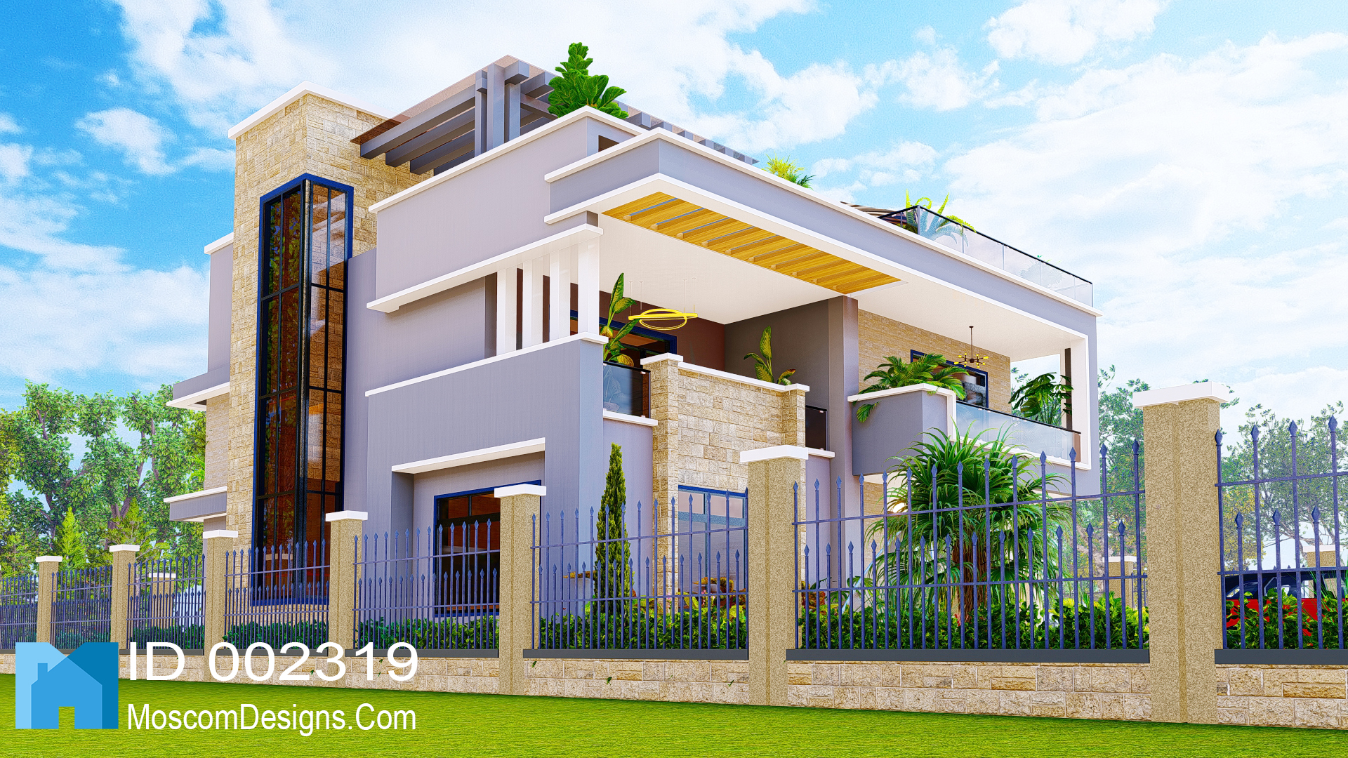 Elegant 5Bedroom Maisonette Plan – Modern Design | ID 2319