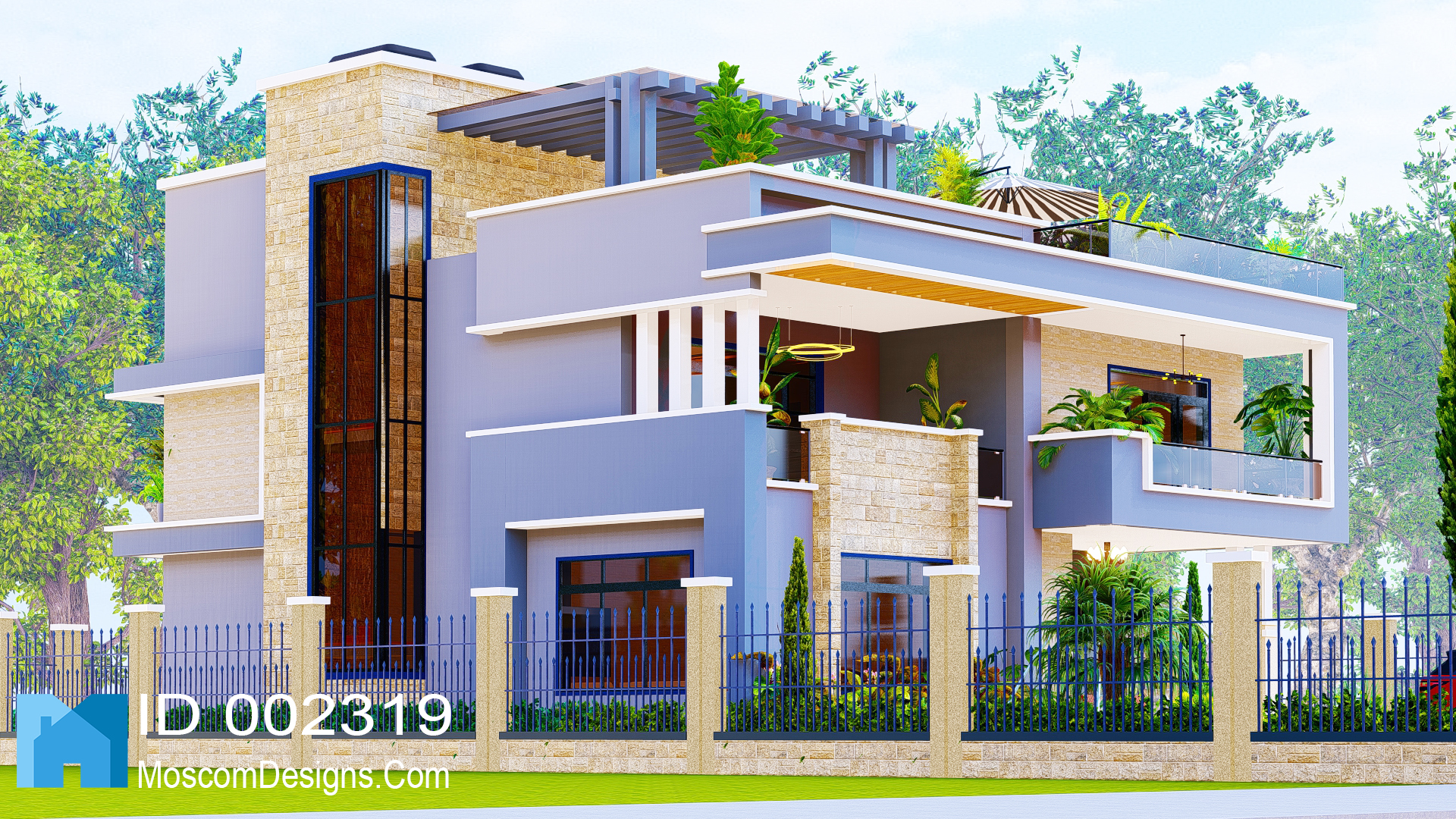 Elegant 5Bedroom Maisonette Plan – Modern Design | ID 2319