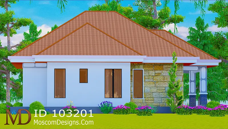 3 Bedrooms Country House Modern African Design ID 103201 Photo +254703721899