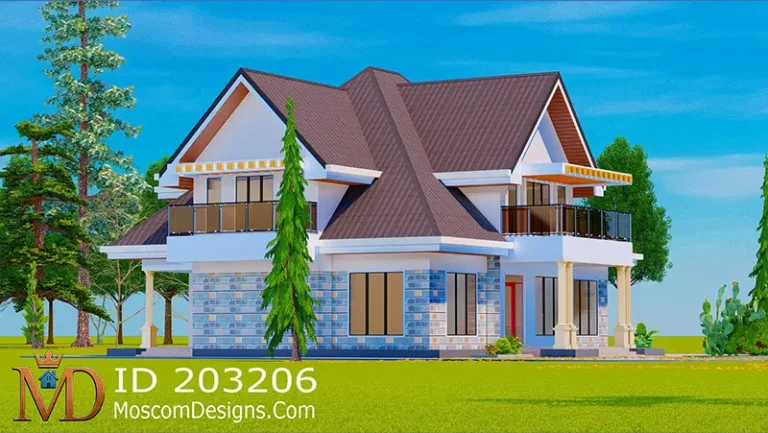 4 Bedroom Maisonette Plan Modern Home Design Style | 203206