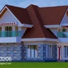4 Bedroom Maisonette Plan Modern Home Design Style ID 203206 +254703721899