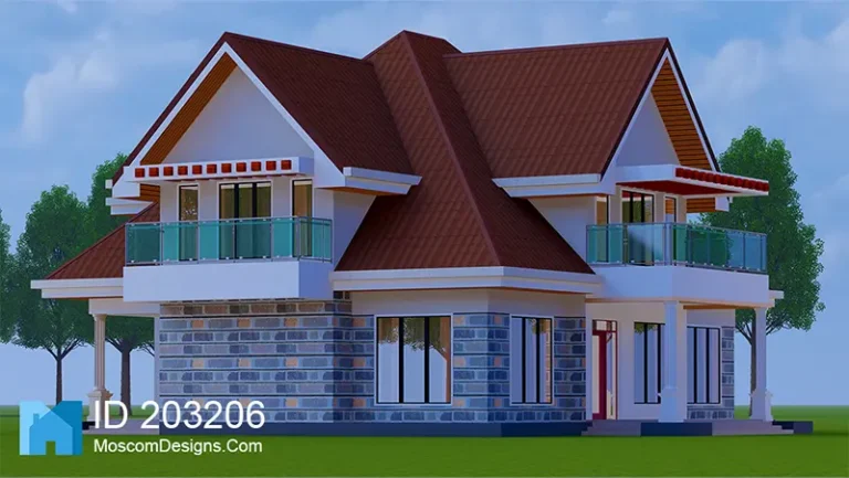 4 Bedroom Maisonette Plan Modern Home Design Style | 203206