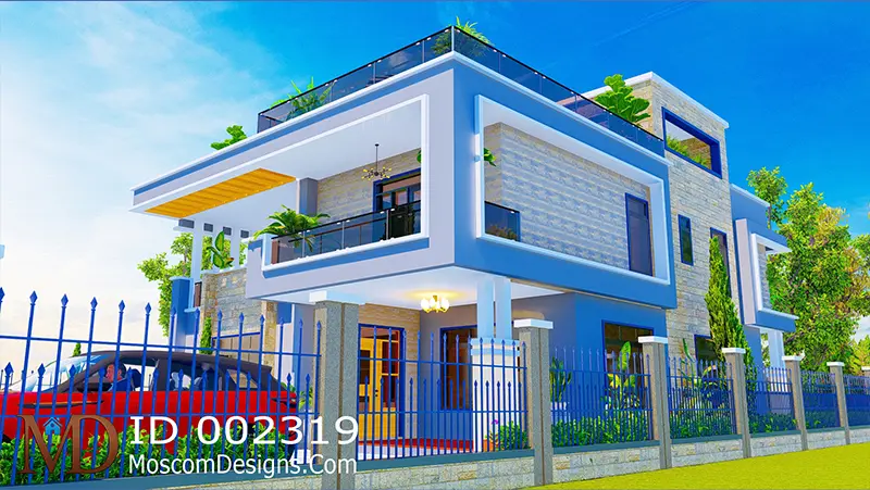 Elegant 5Bedroom Maisonette Plan – Modern Design | ID 2319