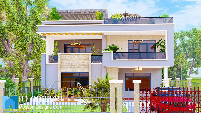 Elegant 5Bedroom Maisonette Plan – Modern Design ID 2319 +254703721899