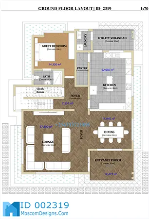 Elegant 5Bedroom Maisonette Plan – Modern Design ID 2319 +254703721899