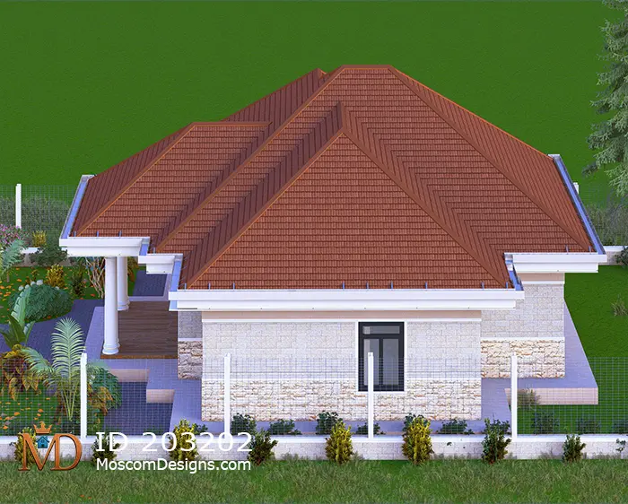 Modern 3bedroom Bungalow Plan –Affordable Home | ID 203202