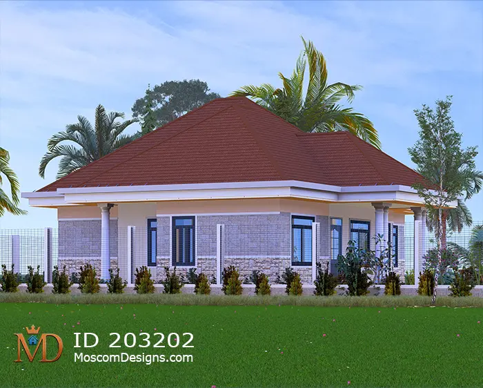 Modern 3bedroom Bungalow Plan –Affordable Home | ID 203202