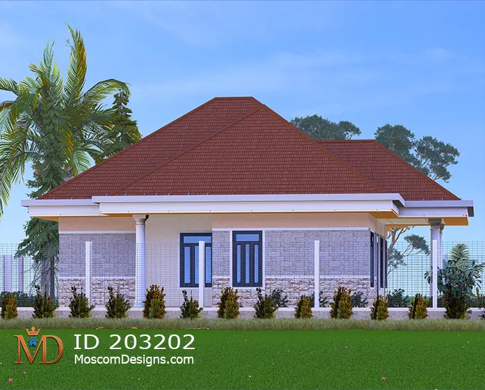 Modern 3bedroom Bungalow Plan –Affordable Home | ID 203202