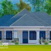 Modern 3bedroom Bungalow Plan –Affordable Home ID 203202 +254703721899