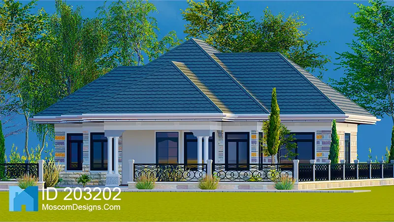 Modern 3bedroom Bungalow Plan –Affordable Home | ID 203202