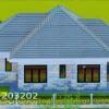 Modern 3bedroom Bungalow Plan –Affordable Home ID 203202 +254703721899