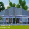 Modern 3bedroom Bungalow Plan –Affordable Home ID 203202 +254703721899