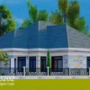 Modern 3bedroom Bungalow Plan –Affordable Home ID 203202 +254703721899