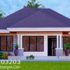 Simple 3-bedroom house plan for modern living plus | ID 203203