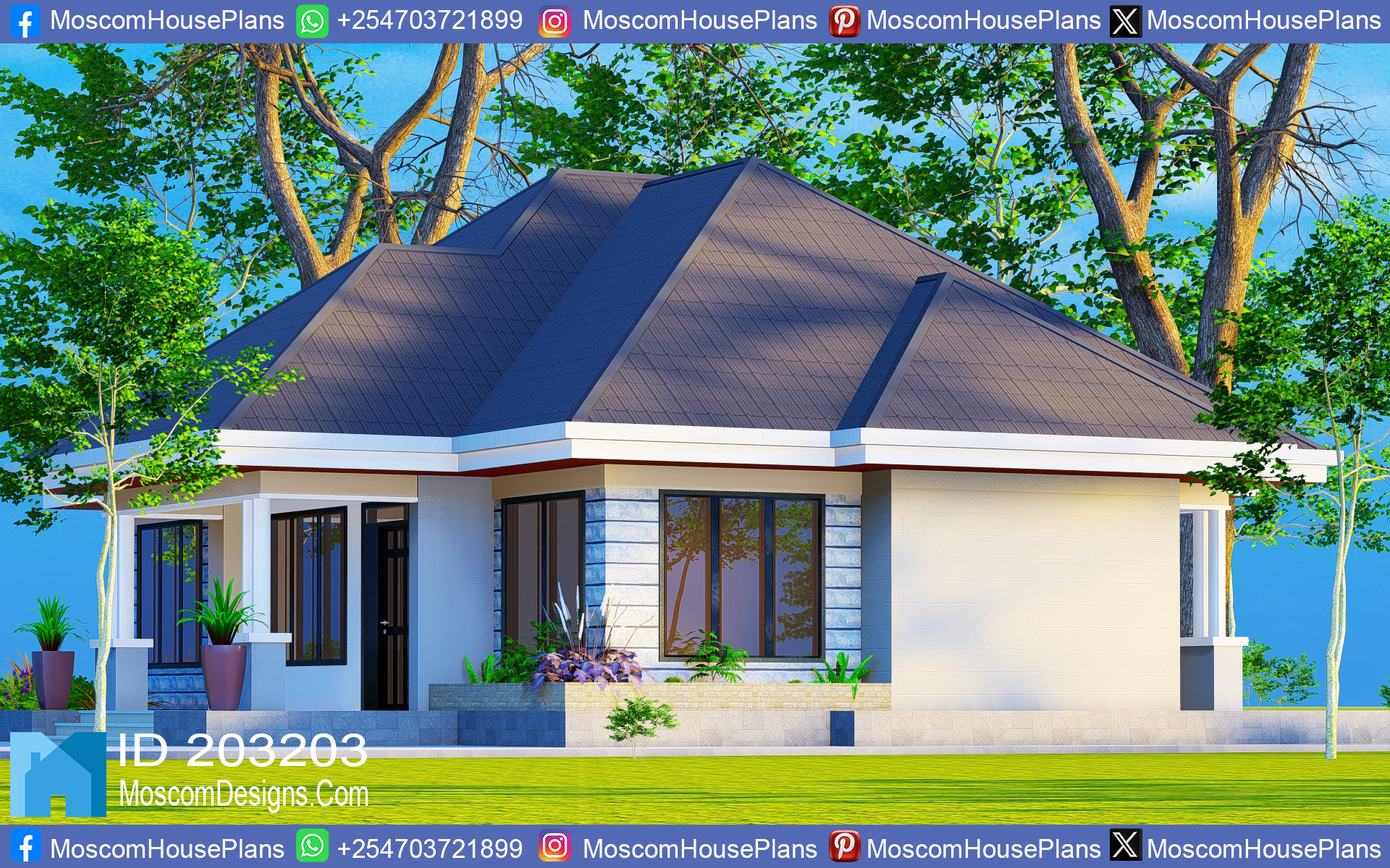 Simple 3-bedroom house plan