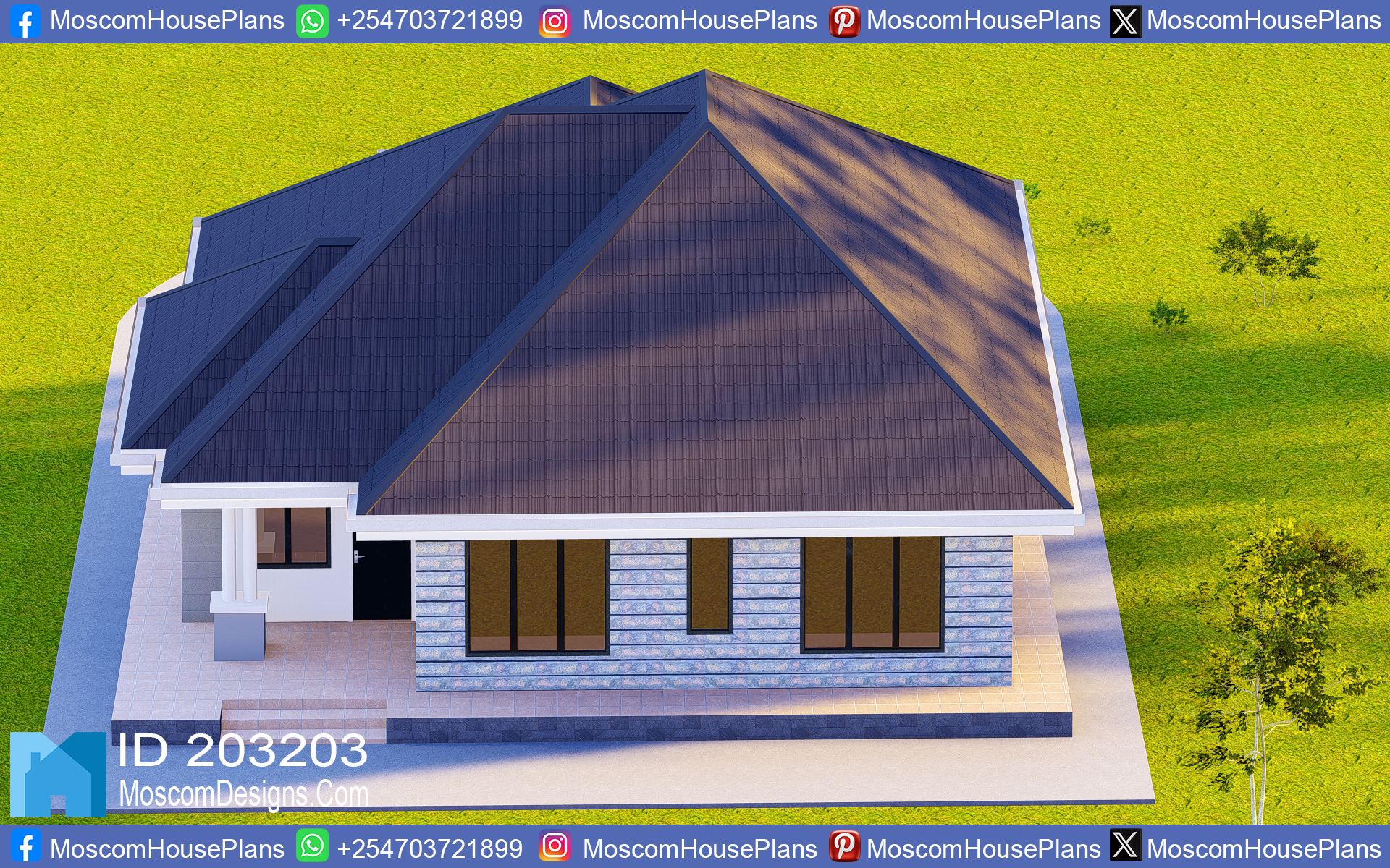 Simple 3-bedroom house plan