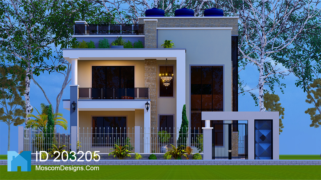 4-bedroom 2-storey house plan