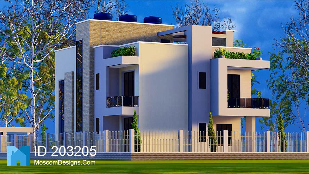 4-bedroom 2-storey house plan