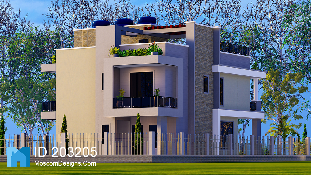4-bedroom 2-storey house plan