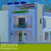 4-bedroom 2-storey house plan modern family design ID 203205 +254703721899
