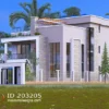 4 bedroom 2 storey house plan modern family design ID 203205 +254703721899