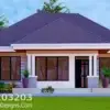 Simple 3-bedroom house plan for modern living plus | ID 203203