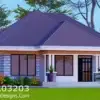 Simple 3-bedroom house plan for modern living plus | ID 203203