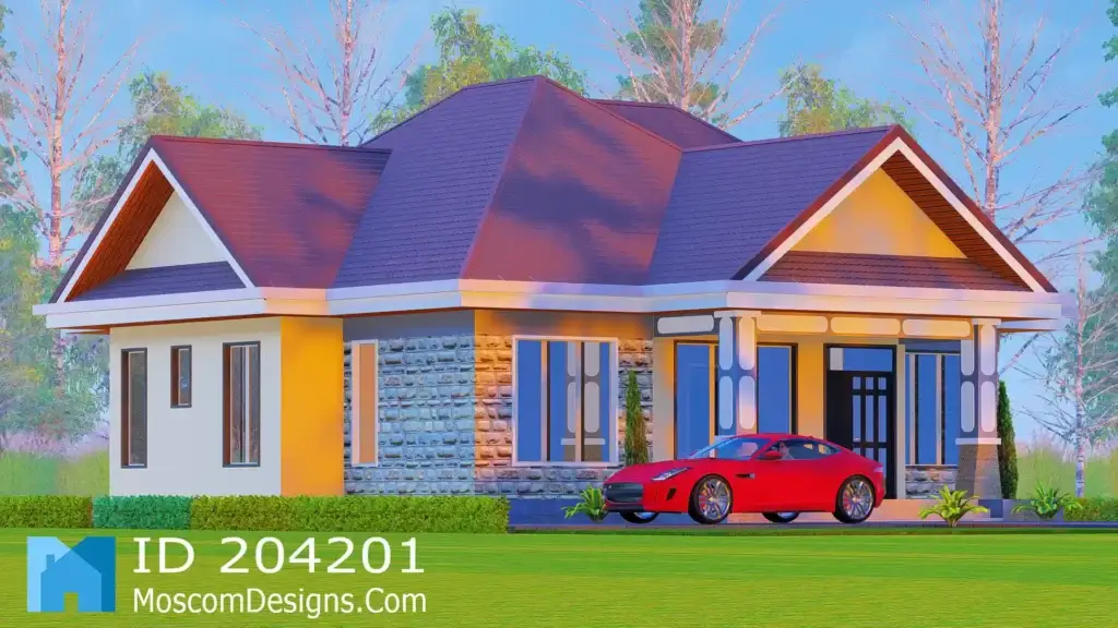 Simple 3-bedroom house plan Home | 204201