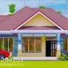 Simple 3-bedroom house plan Home ID 204201 +254703721899