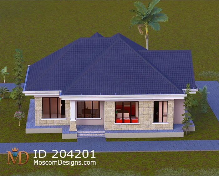 Simple 3 bedroom house plan Home 204201