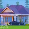 Simple 3-bedroom house plan Home ID 204201 +254703721899