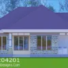 Simple 3-bedroom house plan Home ID 204201 +254703721899