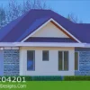 Simple 3-bedroom house plan Home ID 204201 +254703721899