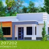 2 Bedroom House Plan Modern Bungalow Design ID 207202 +254703721899