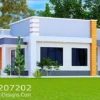 2 Bedroom House Plan Modern Bungalow Design ID 207202 +254703721899