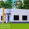 2 Bedroom House Plan Modern Bungalow Design ID 207202 +254703721899