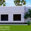 2 Bedroom House Plan Modern Bungalow Design ID 207202 +254703721899