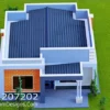 2 Bedroom House Plan Modern Bungalow Design ID 207202 +254703721899