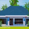 Modern 3-Bedroom Open Kitchen House Photo 2 Plan ID 302201 +254703721899
