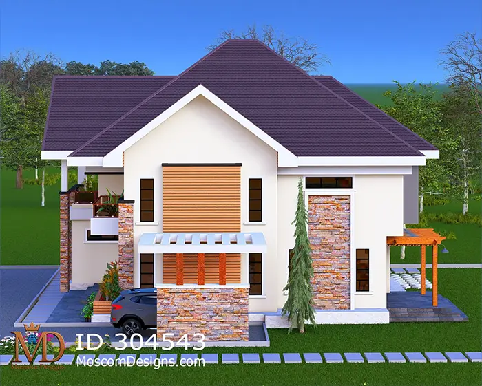 4 Bedroom Maisonette House Plan Modern and Stylish ID 304543