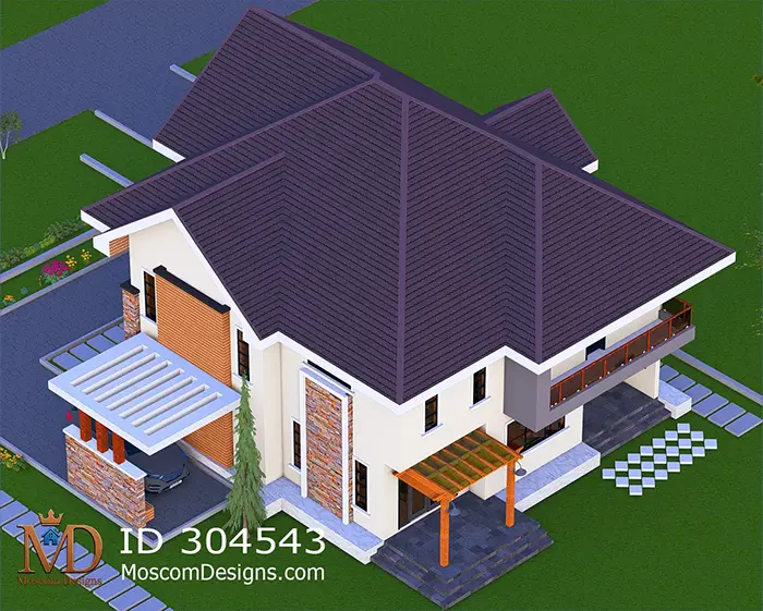 4 Bedroom Maisonette House Plan Modern and Stylish ID 304543